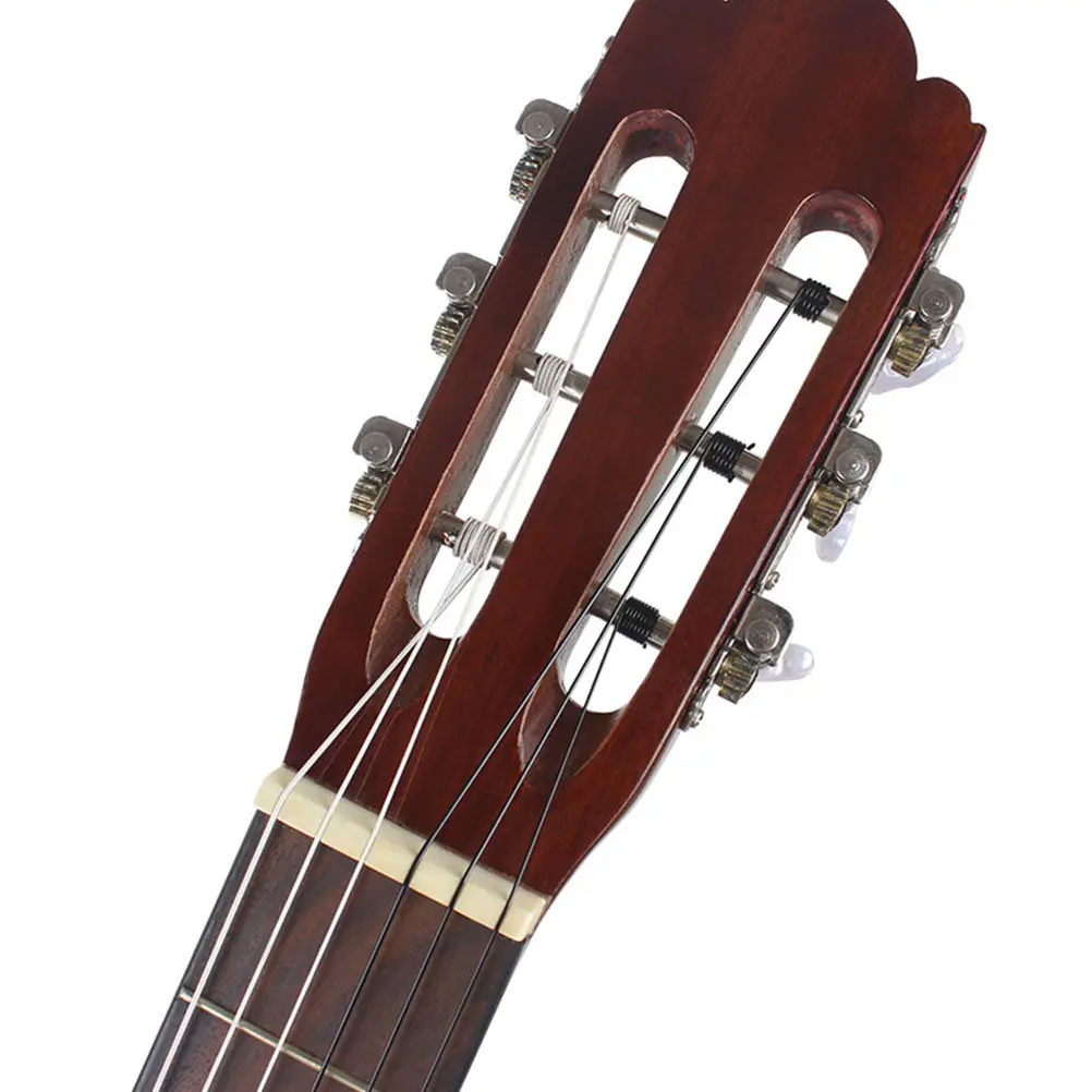 6Pcs Folk Guitar Strings Nylon Acoustic Guitar Replacement Strings Rich Resonance Volume Balance Playing Strength Smooth Feel