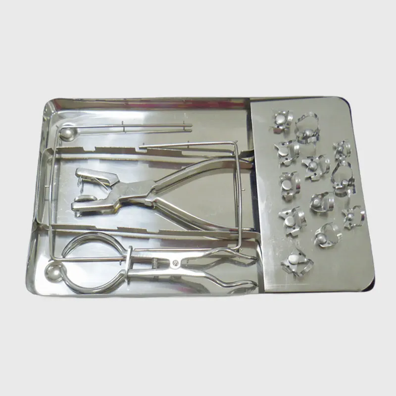 Kit Hot Sale Rubber Dam Set New Product Stainless Steel Kit Reusable Rust Free  Instruments