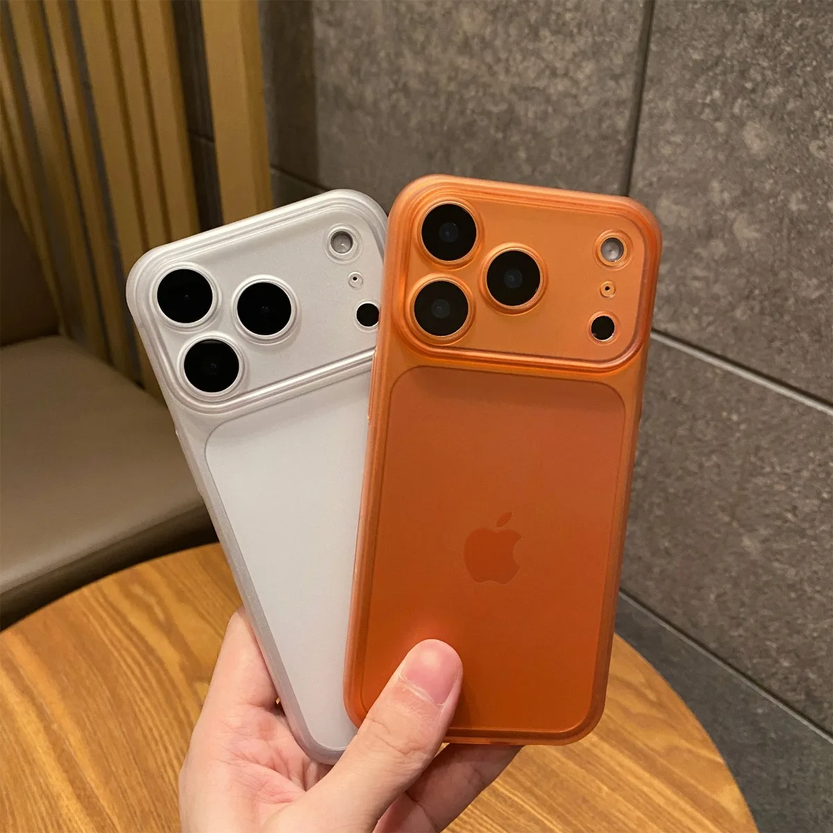 Ultradünne, schlanke Hülle für iPhone 17 Pro Max 17 Pro, Luftabdeckung, weiches, mattiertes TPU, stoßfeste, runde Kamera-Schutzhülle