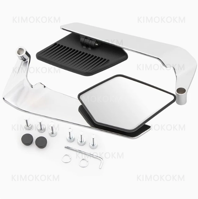 Motorcycle Aluminum Alloy Blade Fixed Wing Rearview Mirror Maverick UMAX No. 9 N Mz Orion Mmax2 F90 M3 Modified Reflector