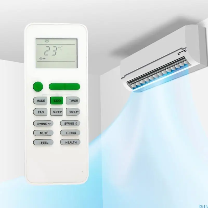 R91A Controle remoto ar condicionado R91A Uso condicionamento para KFRD-26G/BH13BPA GYKQ-52