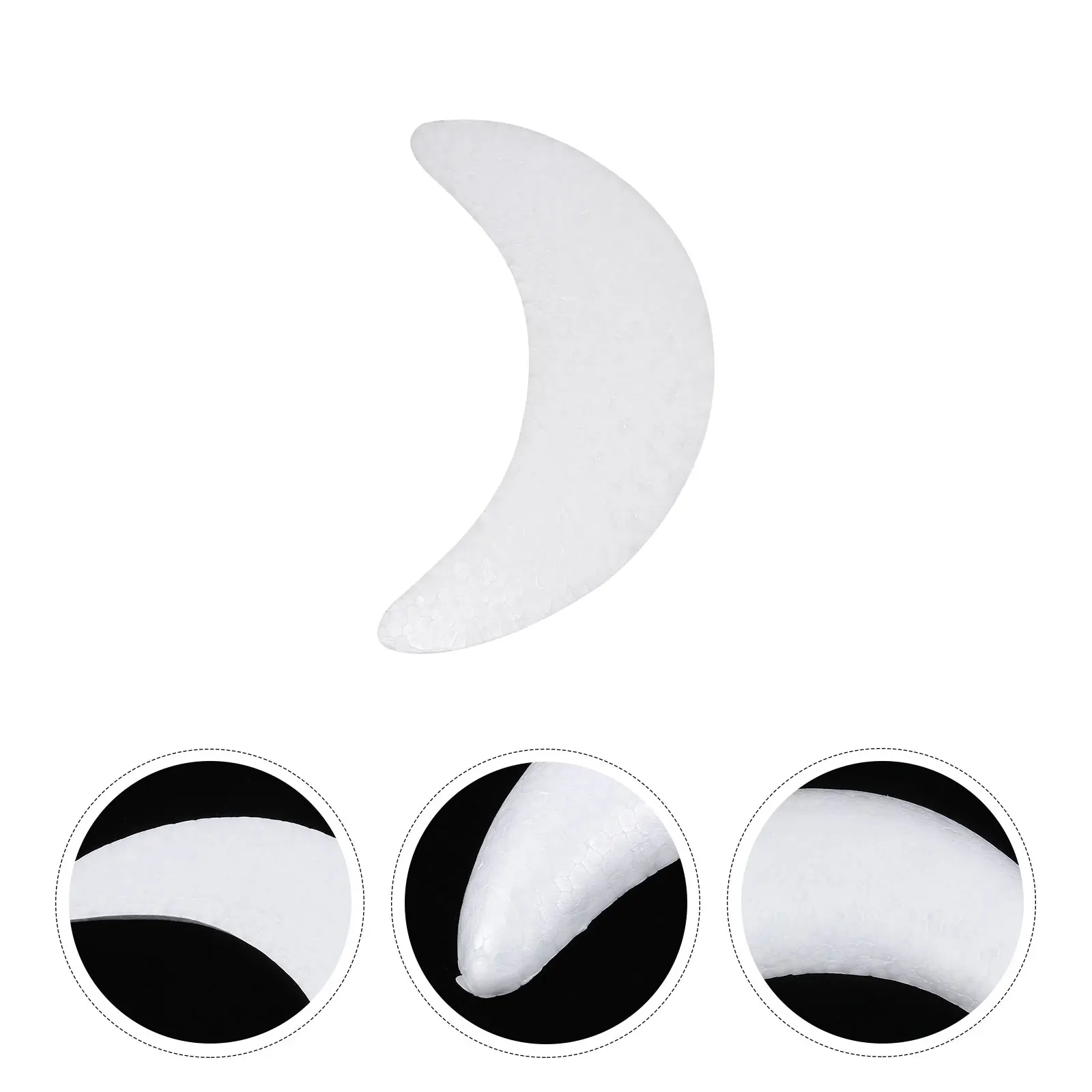 10pcs Moon Embryo Painting Fun Craft Toy Set DIY Kids Crafts Supplies Foam Safe Birthday Party Games Creative Thinking