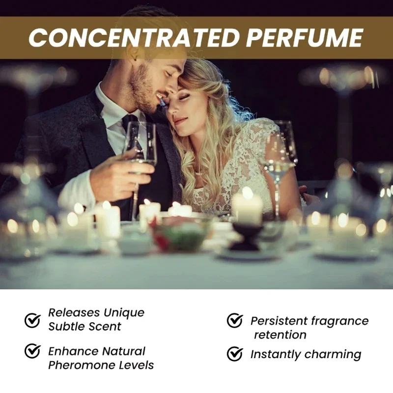 Perfume de feromonas de larga duración, fragante para citas, coqueteo, aceite esencial, fragancia sexy para adultos