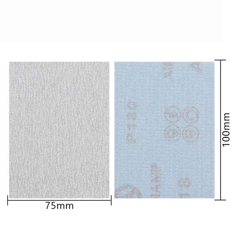 75*100mm Abrasive Paper Sanding Sheets 120/150~1000 Grit Hook&Loop Flocking Dry Square Sandpaper Self-adhesive Sanding Paper