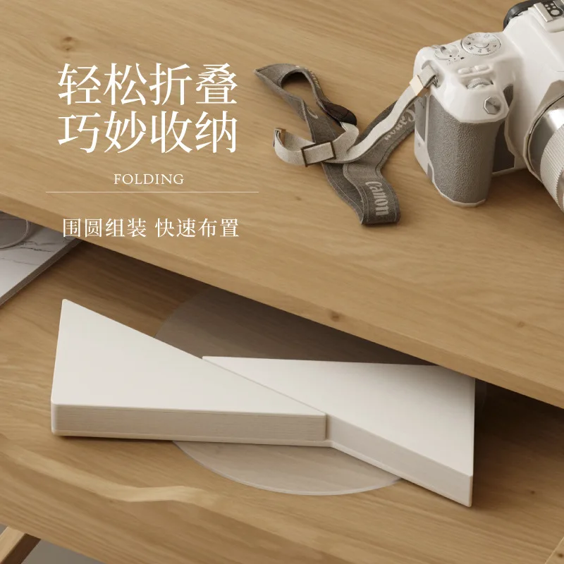 Rak Display Rak Lipat Portabel Micro Booth Gaya Nordic Pameran Pusat Perbelanjaan Rak Display