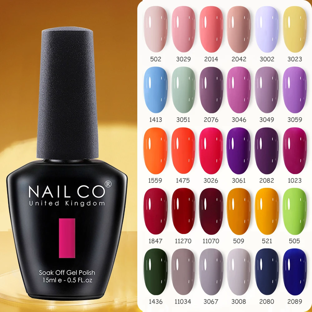 NAILCO 15ml TPO gratuit HEMA gratuit couche de finition vernis à ongles Vernis Semi Permanent Nail Art manucure tremper LED UV Gel Vernis à ongles