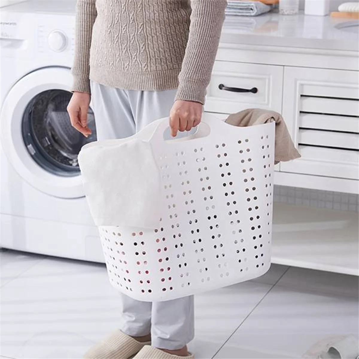 Aufbewahrung skorb tragbares Badezimmer schmutziger Wäsche korb Haushalt multifunktion ale Spielzeug Snack Aufbewahrung skorb hohl
