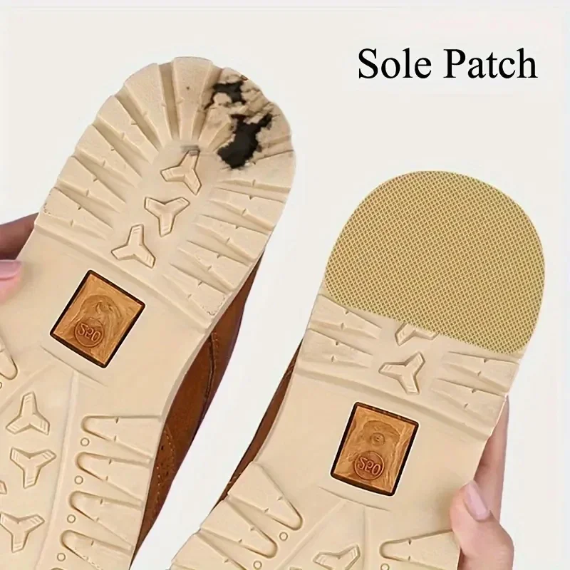 Noise Reduction Shoe Grips Self-Adhesive Anti-Slip Sole Sticker TPU Sole Protectors Anti-Shedding Resistant Shoes Cushion