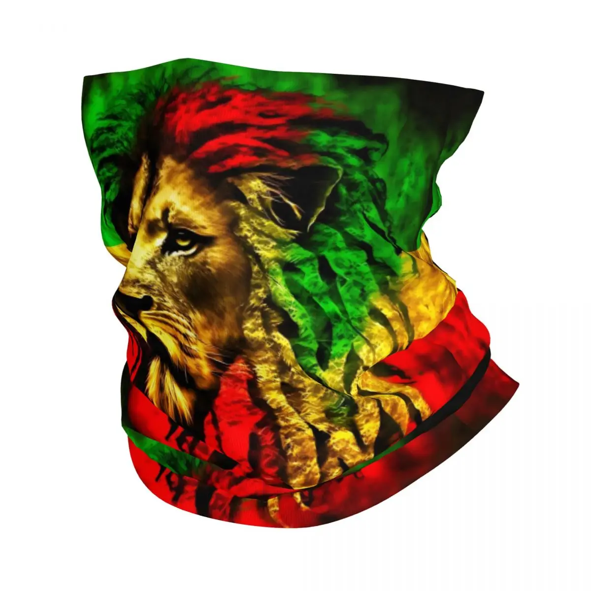 

Бандана с флагом Ямайки Раста Лев, гетры для катания на лыжах, женский и мужской шарф с запахом, ямайская Балаклава в стиле регги, теплая