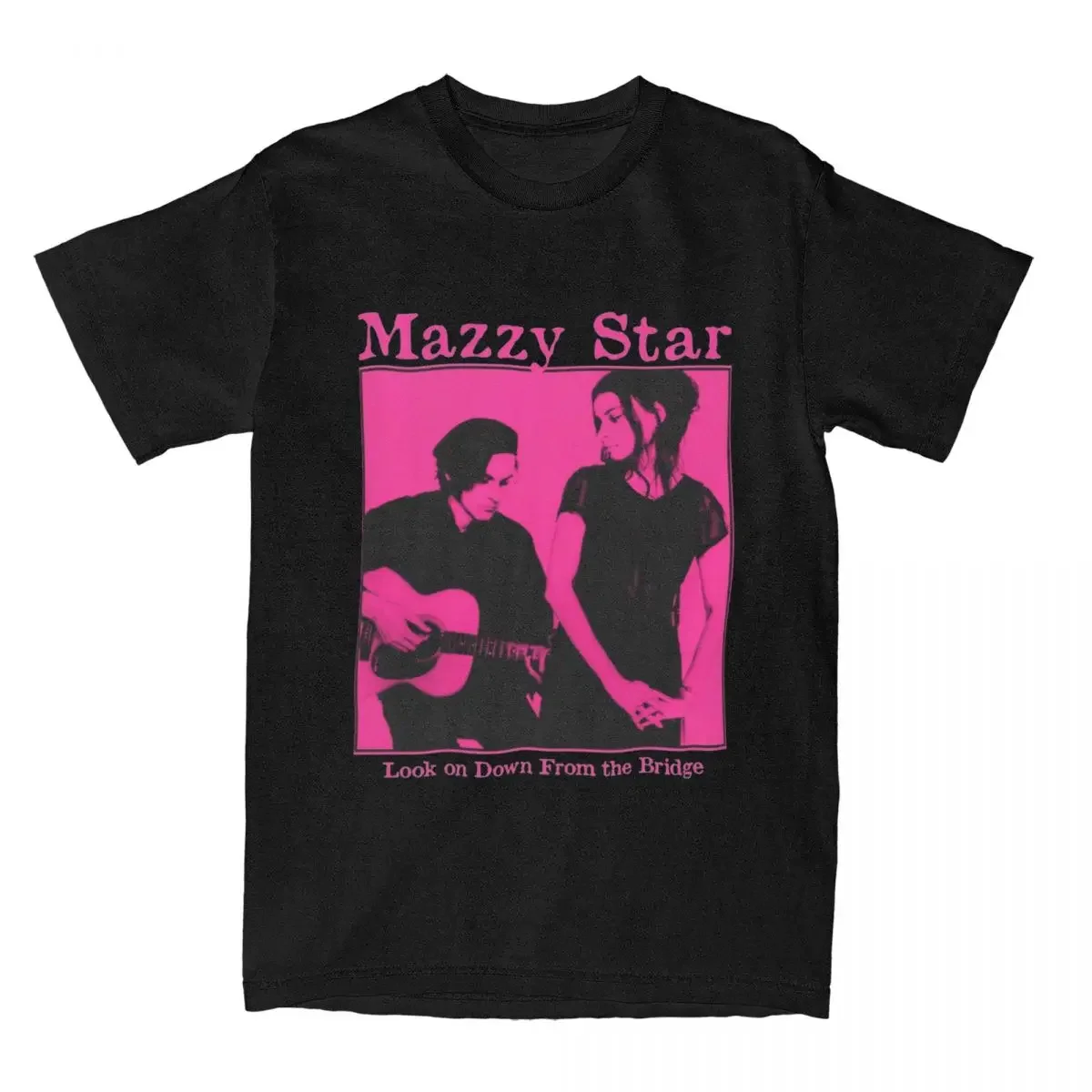 Humor Mazzy Star 90s Fanart T-Shirts for Men Round Neck Cotton T Shirts Short Sleeve Tees Gift Idea Clothing