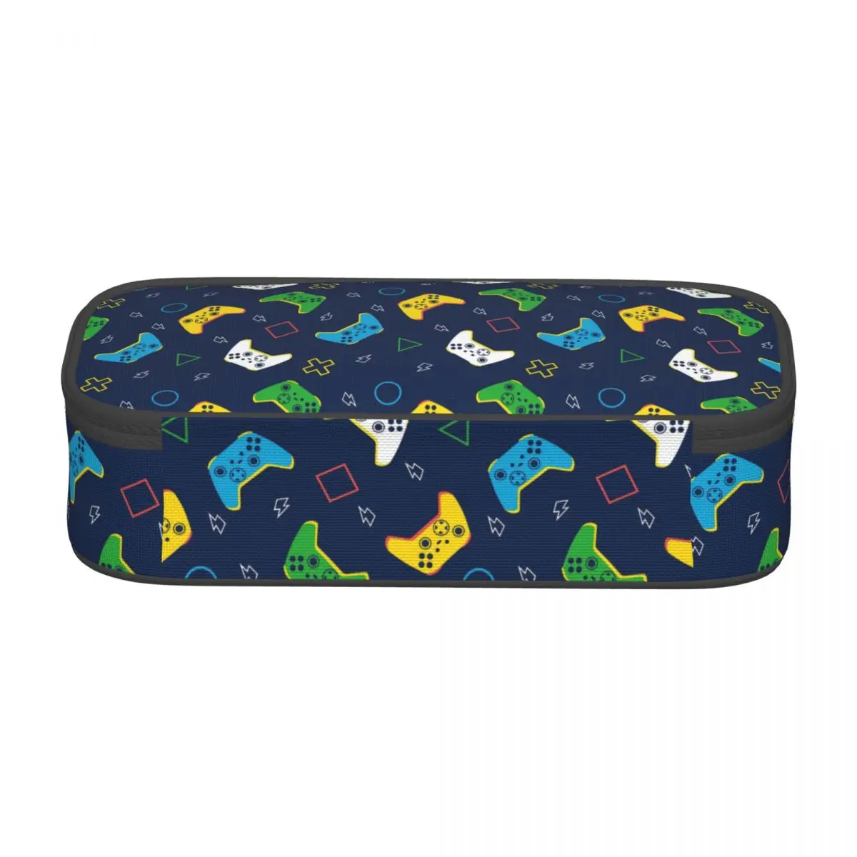 Cartoon Game Console Pattern Pencil Case Pen Holder Bag Girls Boys Big Capacity Office Gifts Pencil Box