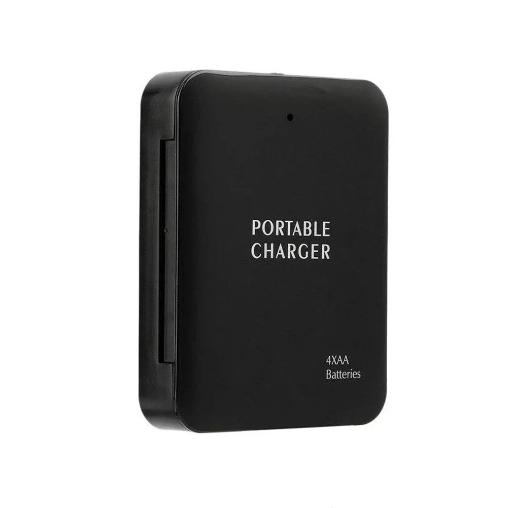 1 unidad nueva 4 ranuras AA batería USB cargador de banco de energía caja cargador de batería caja de carga de energía de emergencia Base de carga de teléfono móvil