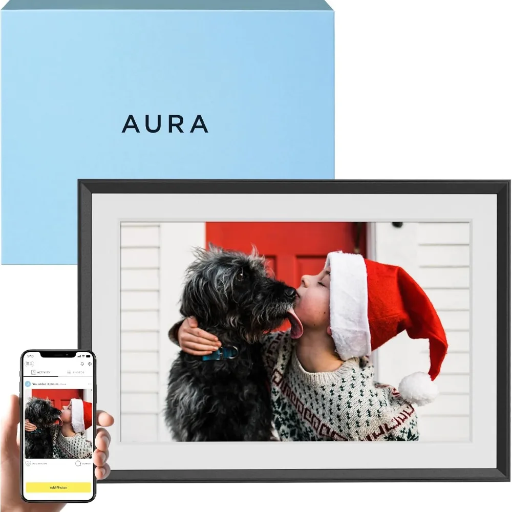 Digital Picture Frame - HD Mat Display | Best Digital Frame for Gifting - Send Photos Directly from Your Phone from Anywhere