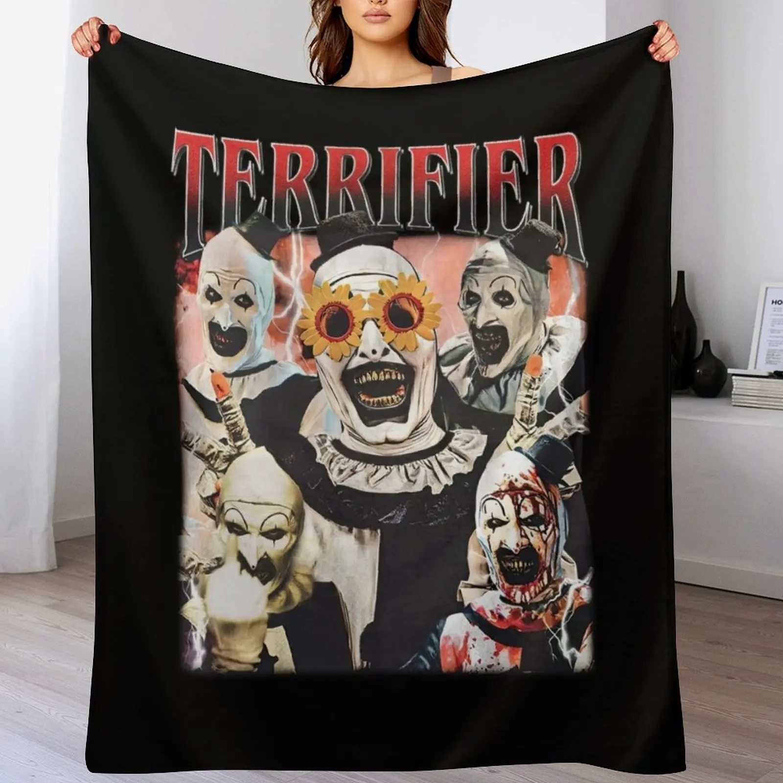 

Limited Terrifer Vintage T-Shirt Throw Blanket Hairy Quilt heavy to sleep Plaid on the sofa Blankets