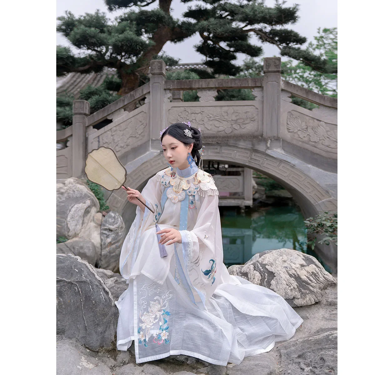 

ZhiZaoSi Original Ming Dynasty Hanfu Dress For Women Chinese Traditional Clothes Spring Fairy Folk Dance Hanfu Cosplay Costumes