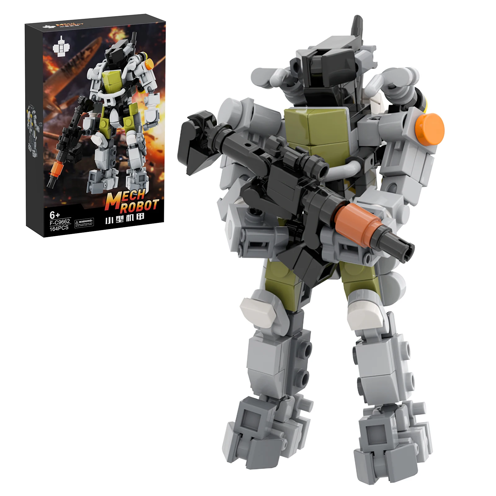 Space Robot Building Blocks Set Titan Wars Mechanical Mech Set Rapid Response Suit Building Block Model Toy for Kits Gifts