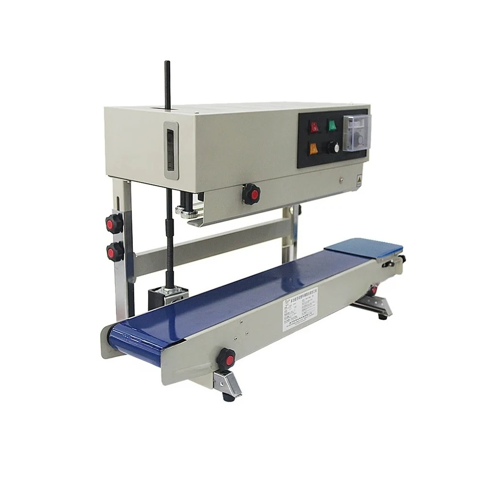 High Quality LT-FR900V Automatic Plastic Continuous Sealing  Machine for Tin Can  Water Bottles Sealing Machine