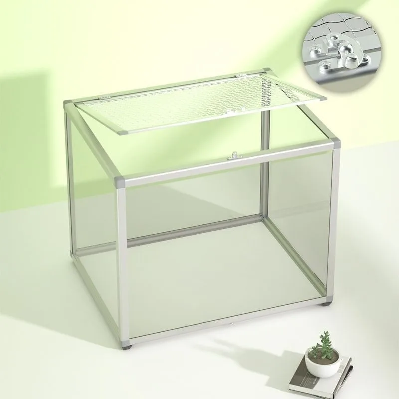 Oversized Landscape Acrylic Reptile Tank Habitat for Gecko Lizard & Amphibian Pets