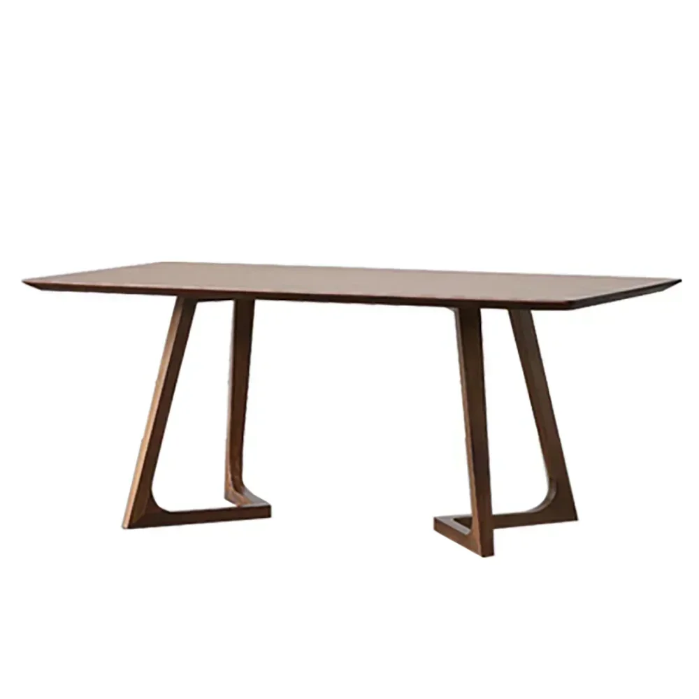 Restaurant Wooden Dining Table Set Modern 4 Chairs Design Dining Table Newclassic 6 People A Manger Living Room Furniture