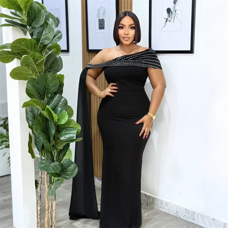 Sexy Glitter Diamanten Hochzeit Maxi Kleid Frauen Abend Promi Off Schulter Band Elegante Nacht Club Party Langes Kleid Vestido