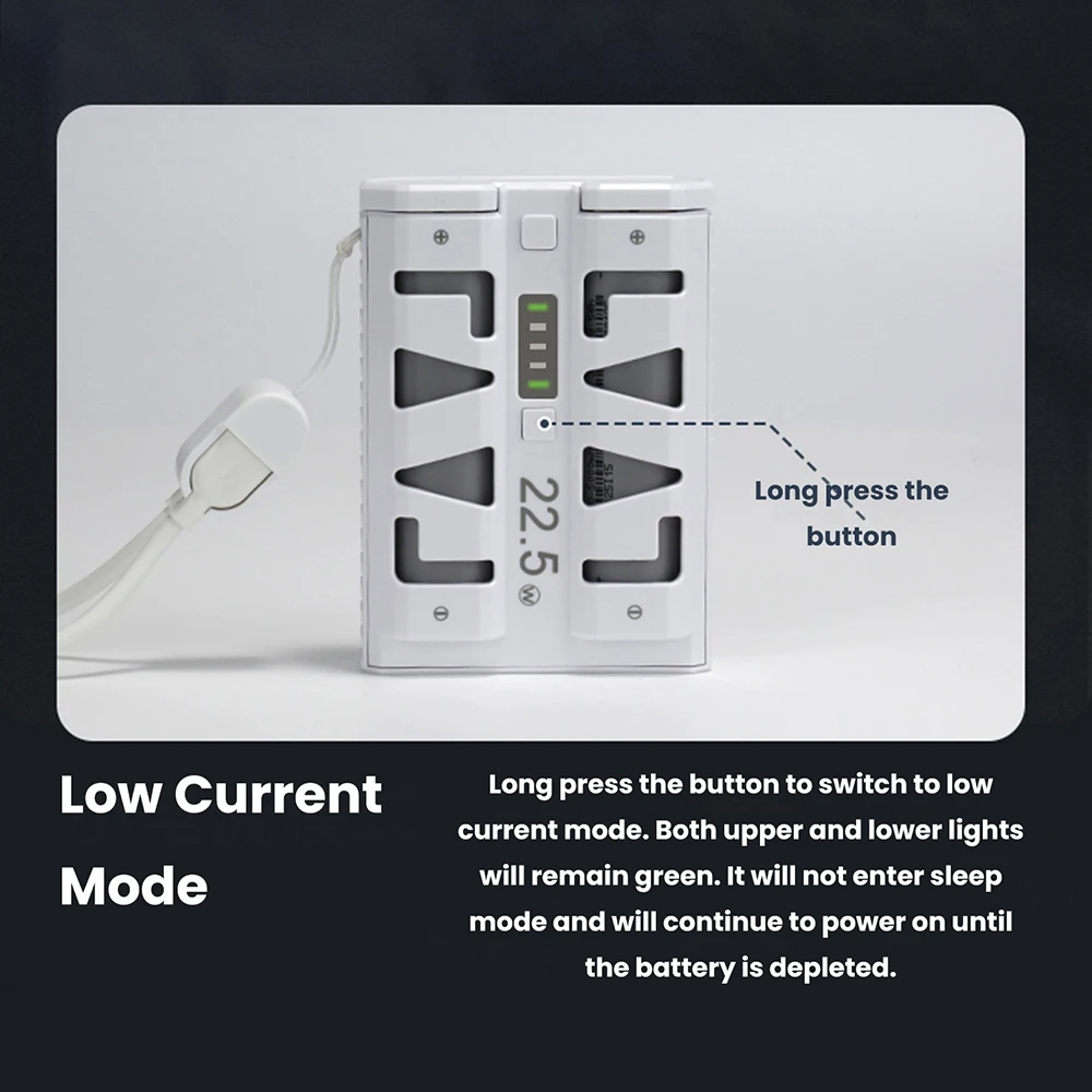 2x 21700 Akku-Powerbank DIY-Gehäuse 22,5W Typ-C Schnellladung Dual-Modus Niedrigstrom-Akkubox Hochkapazitäts-Powerbank – Detail 10