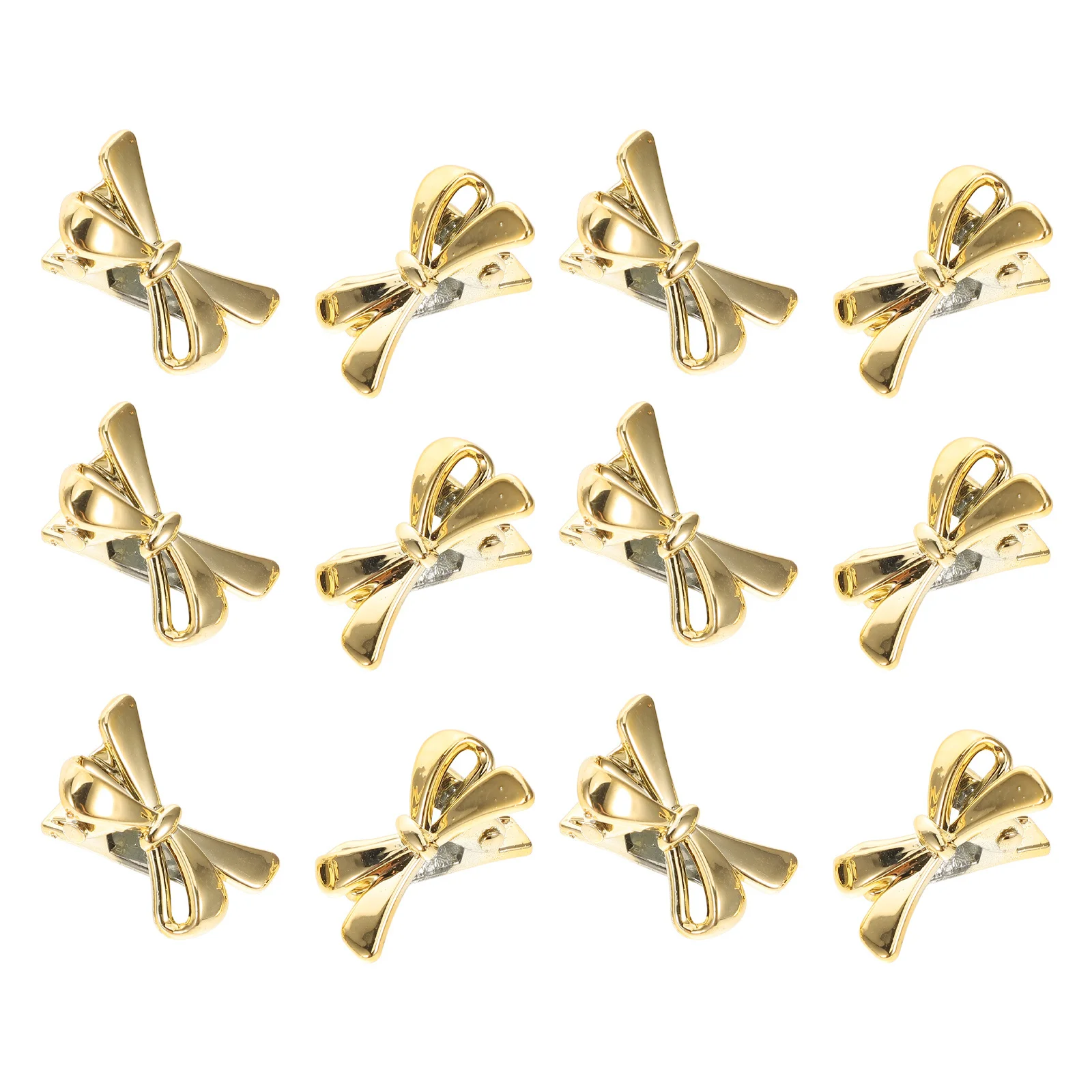 

12 шт., заколки для волос с бантом-бабочкой, металлические маленькие заколки для волос, заколки для женщин и девочек, стильные милые аксессуары для волос, повседневная вечеринка, свадьба