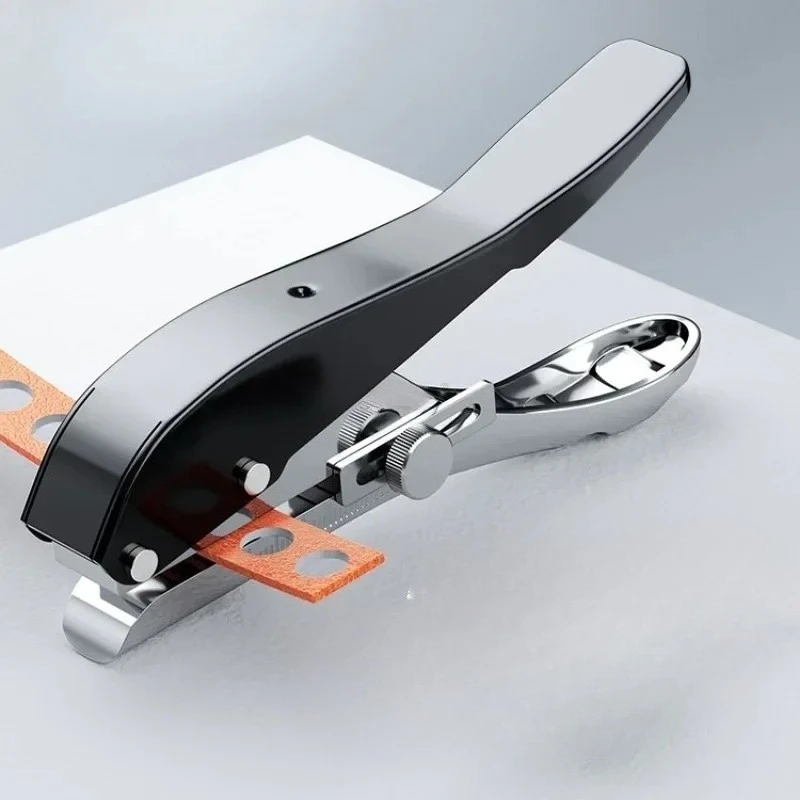 Kit de perforador de bandas de borde de 8mm con broca avellanadora de límite, tornillo de carpintería, alicates de enmascaramiento para ojos, abridor de punzonado de tarjetas de PVC