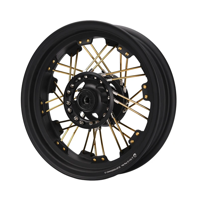 Burning Titanium 12 Inch Modified Electric Vehicle Spokes NGT Spoke Wheel Hub