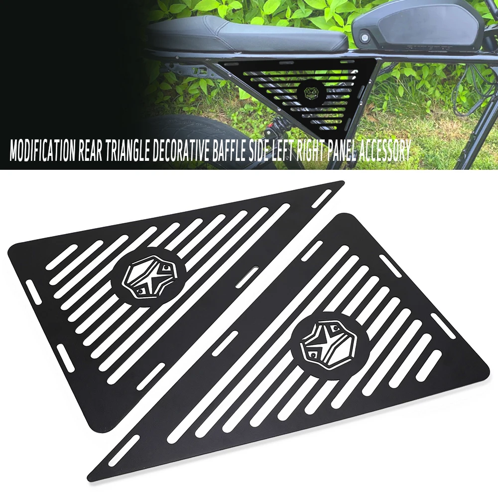 

FOR Super 73 RX SUPER73RX super Motorcycle Modification Rear Triangle Decorative Baffle Side Left Right Panel Accessories 2025
