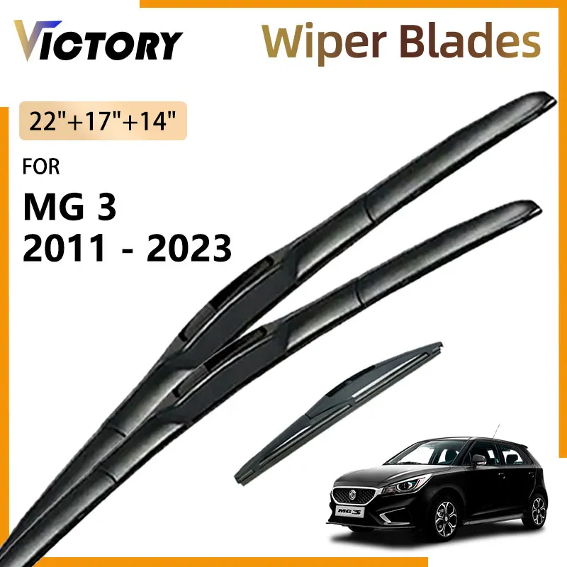 

Front Rear Wiper Blades For MG 3 MG3 Xross 2011 - 2023 2022 2021 2020 2019 2018 2017 2015 Windshield Windscreen Window Brushes