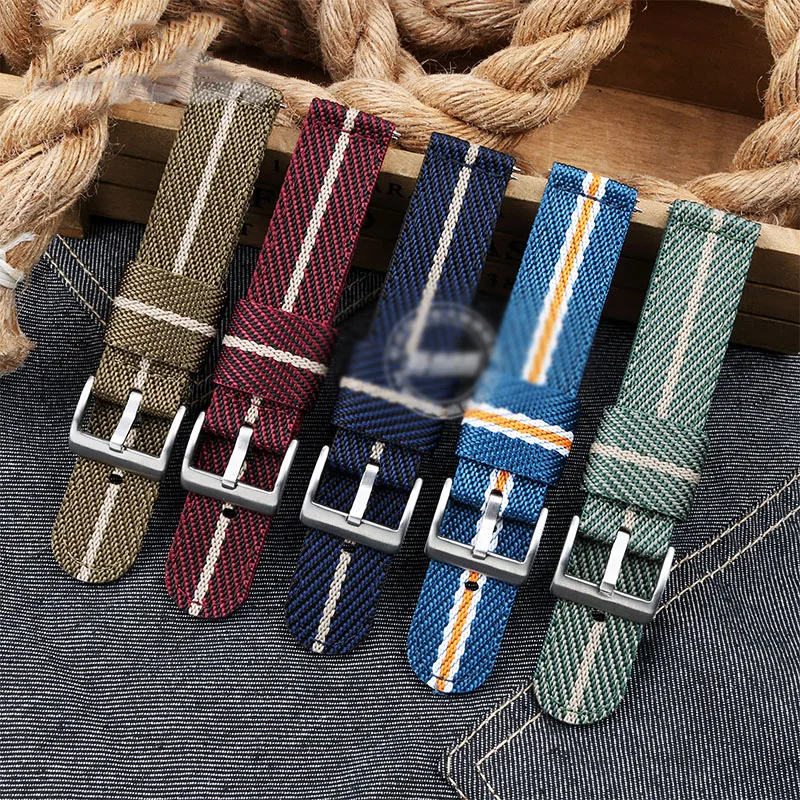 

20mm Nylon Watchband For Omega Constellation Planetary Men Women Waterproof Sport Watch Strap Bracelet