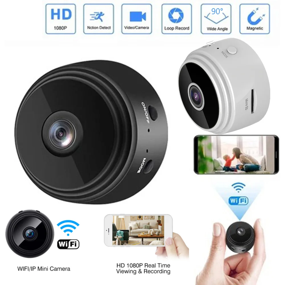 WiFi Video Recorder 1080P HD Intelligent Camcorders Night Vision Video Surveillance Camera for Home Security Mini Smart Camera