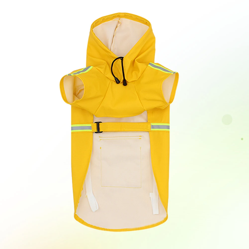 

Waterproof Dog Raincoat Reflective Strips Hooded Pet Rain Jacket For Small Dogs Outdoor Walking Rainwear Spring Summer