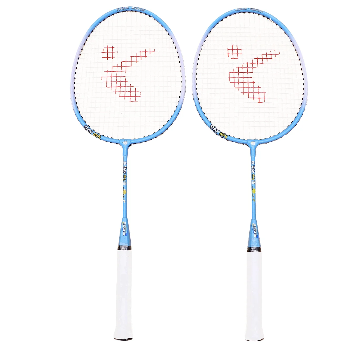 Badminton Racquets Rackets for Kids Training Pats Aluminium Alloy Outdoor Junior Blue Cartoon Child