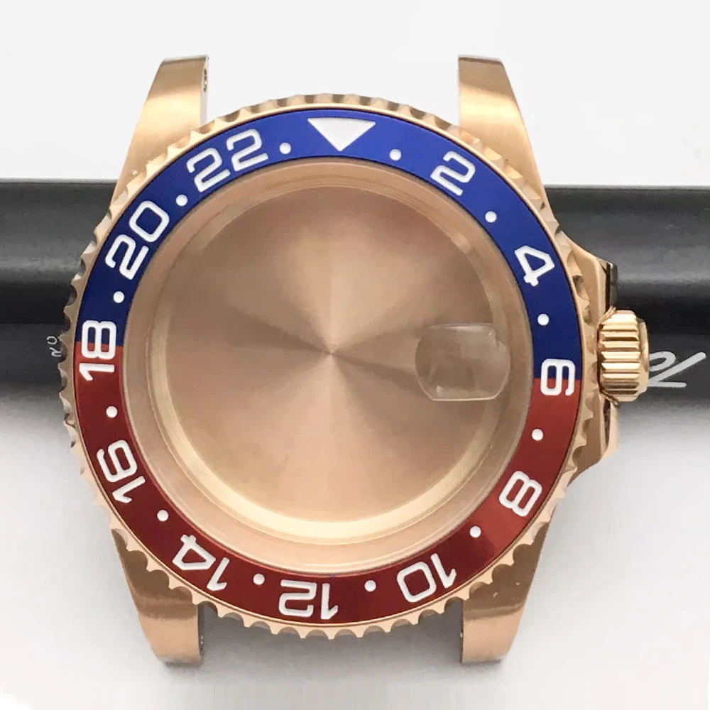 NH36 Cassa 40mm 14 Colori Cassa in acciaio inossidabile per NH35A/36 Movimento Orologio Parti di modifica che para relojes Ipoallergenico