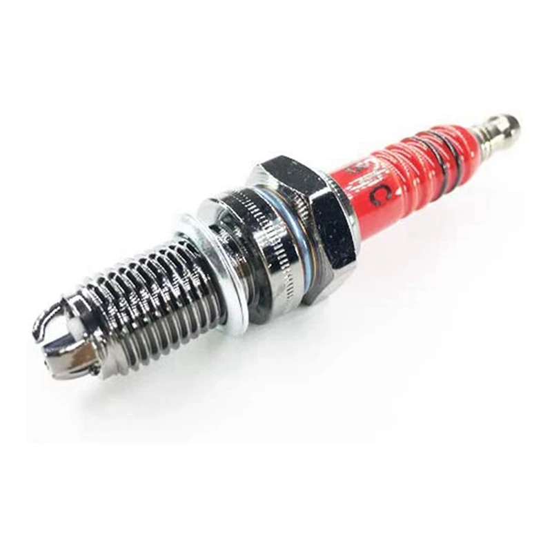 2 Pcs 3-Electrode Spark Plug D8TC For 125Cc 150Cc 200Cc 250Cc Motorcycle Scooter ATV Quads