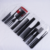 10pcs/set of hair combs multifunctional hair combs anti-static hair care and beauty tools set stylist accessories