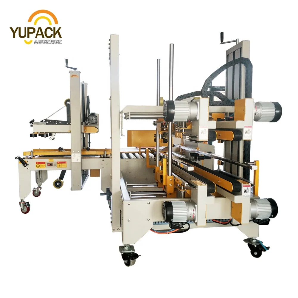 Fully Automatic Small Carton Sealer Master Carton Sealing Machine Intertape case Sealer