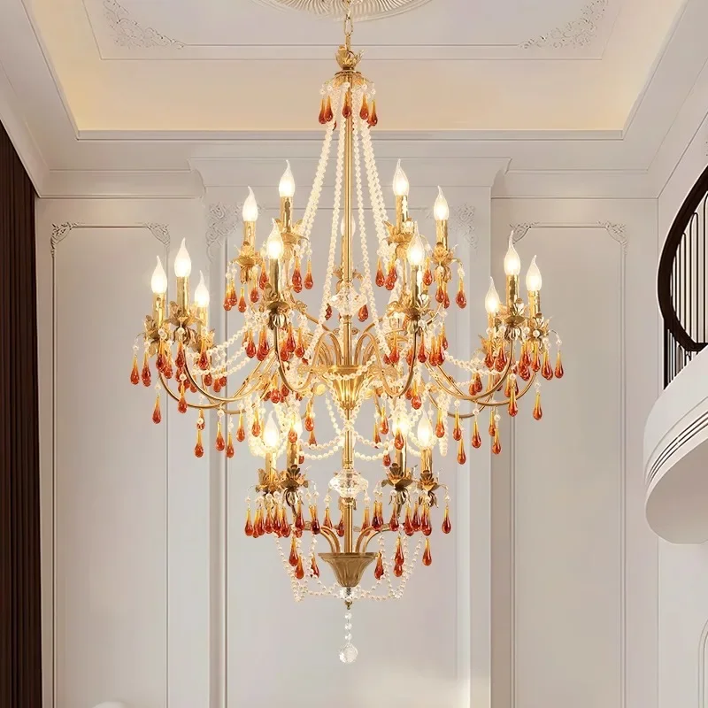 living room water drop lamp New dining room Modern simple bedroom Atmospheric