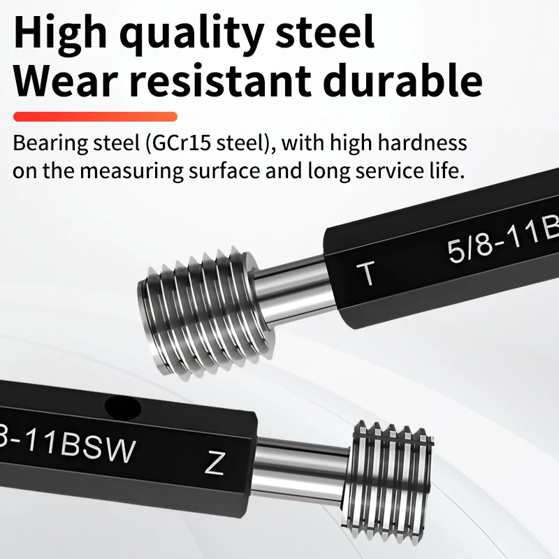 BSW Series Thread Gauges 5/32, 1/4, 5/16, 3/8, 7/16, 1/2, 9/16, 5/8, 3/4 Measuring Tools