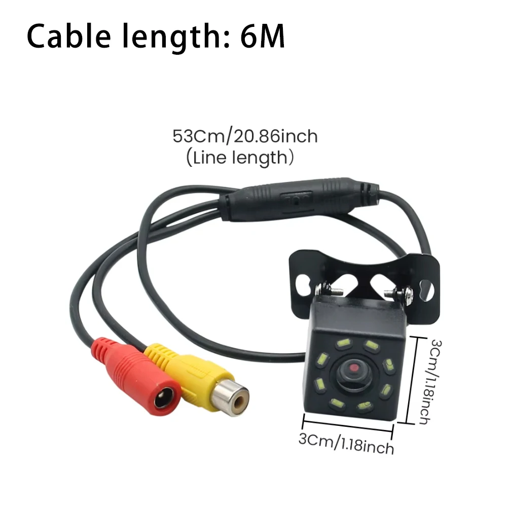 NEW Wide Angle HD Car Rearview Camera Rear View Video Vehicle Camera Backup Reverse Camera 12 LED Night Vision Parking