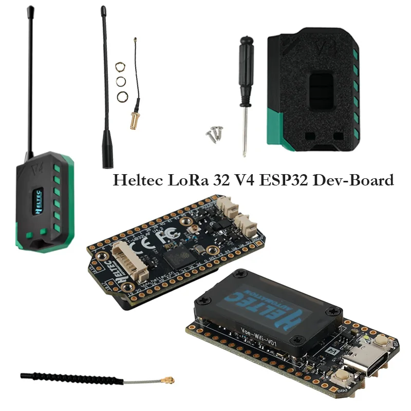 Heltec WiFi LoRa 32 V4 Development Board Module Compatible Case Display High Power ESP32 Chip Parts for Meshtastic IoT Devices