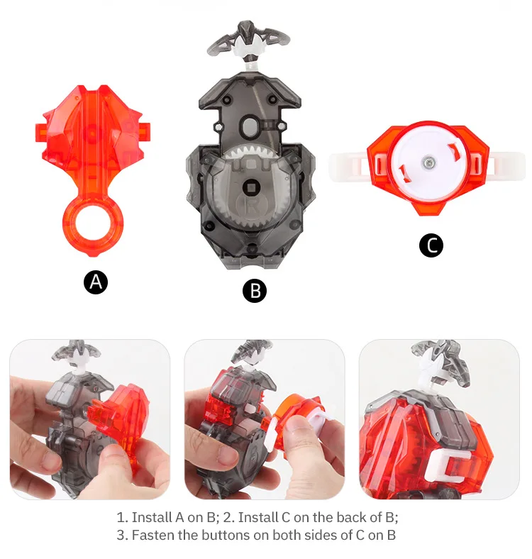 Beyslauncher Spinning Top MQ-B184 Zubehör Drahtwerfer Zweiwege-Antenne Spielzeugteile für Kinder Geschenk – Detail 14