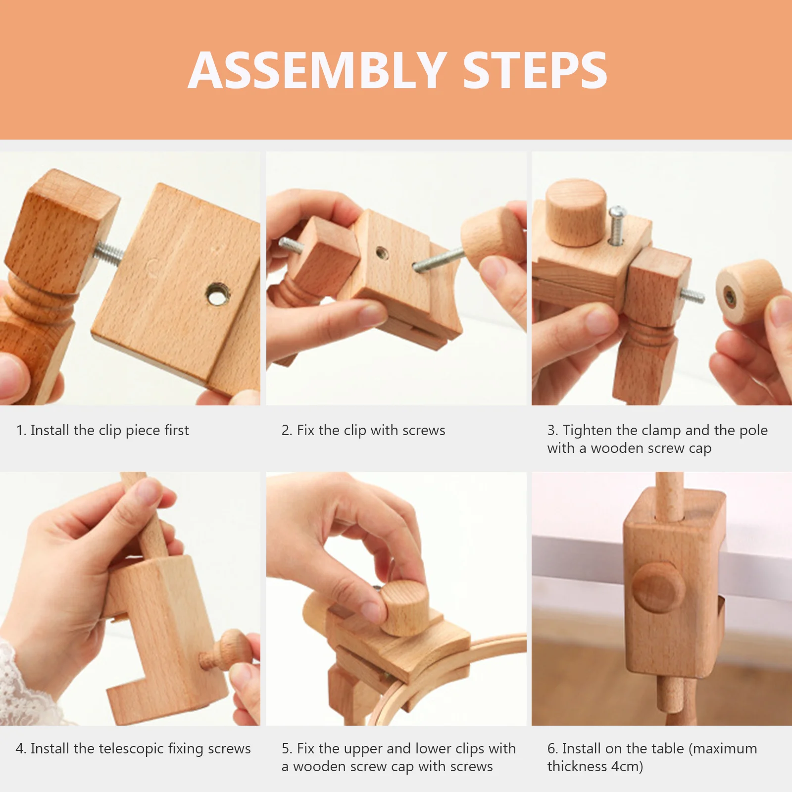 

Wooden Cross Stitch Rings Adjustable 360 Degree Rotation Embroidery Hoops For Round Square Diy Craft Embroidery Tool Set