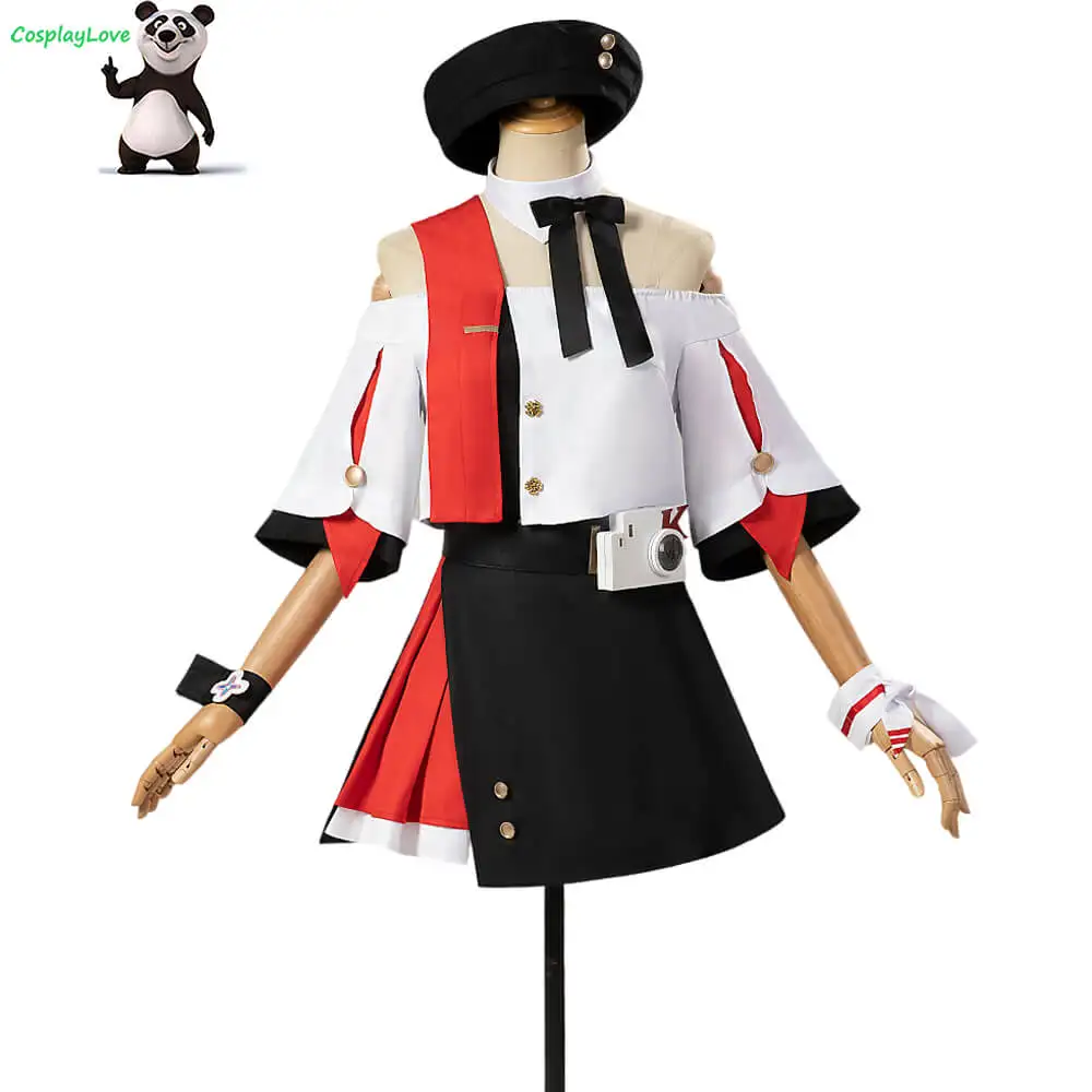 

CosplayLove Game Honkai: Star Rail KFC March 7th Cosplay Costume White Dress Uniform Custom Made For Girl Christmas Gift