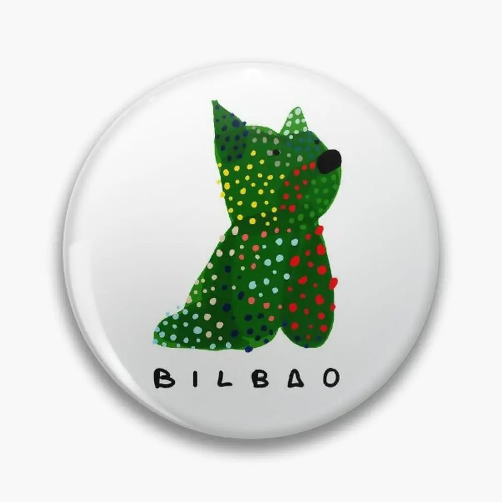 Puppy | Bilbao  Guggenheim Pin Buttons Brooches  Jewelry Accessory Customize Brooch Fashion Lapel Badges