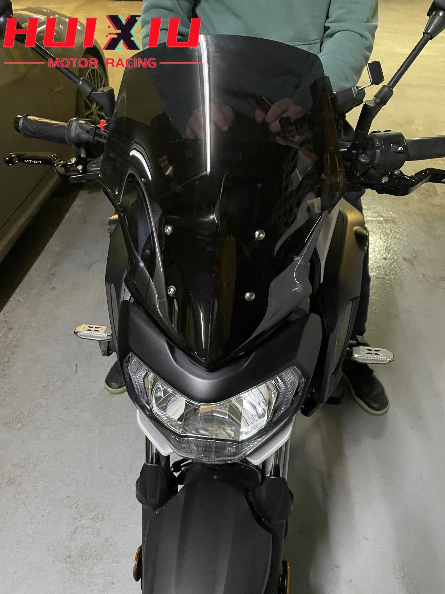 Deflector de parabrisas para motocicleta, alerón FZ07, MT-07, MT07, 2018, 2019, 2020