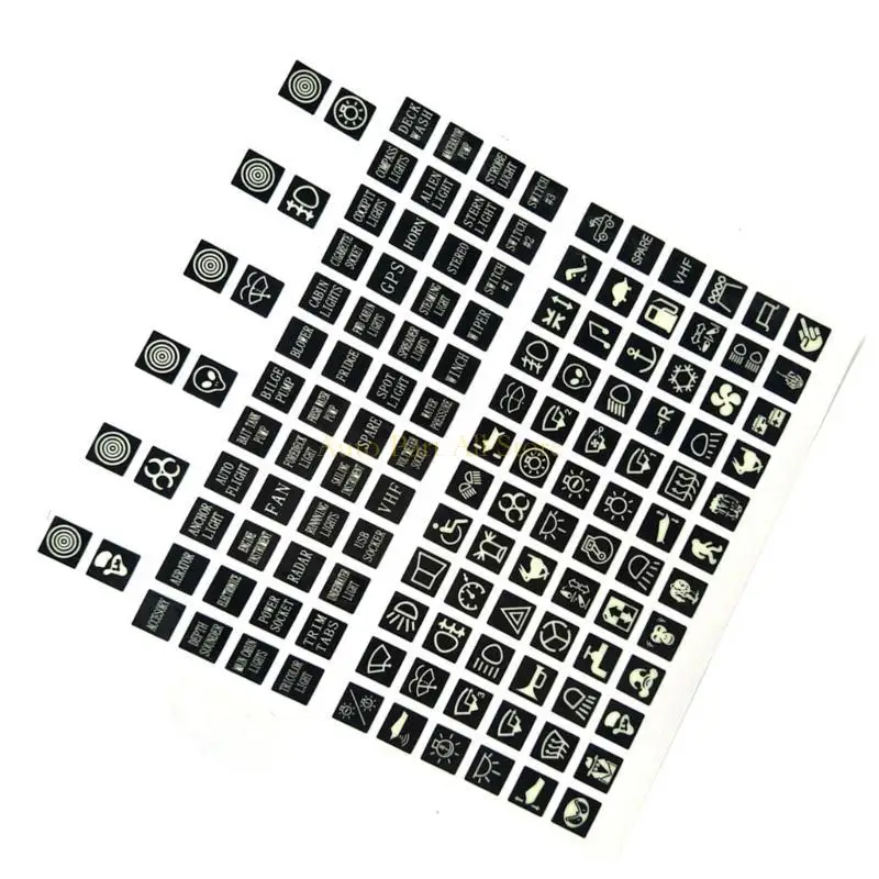 J0MA Auto Car Window Glow Switches Stickers Door Door Night Luminous Counsory