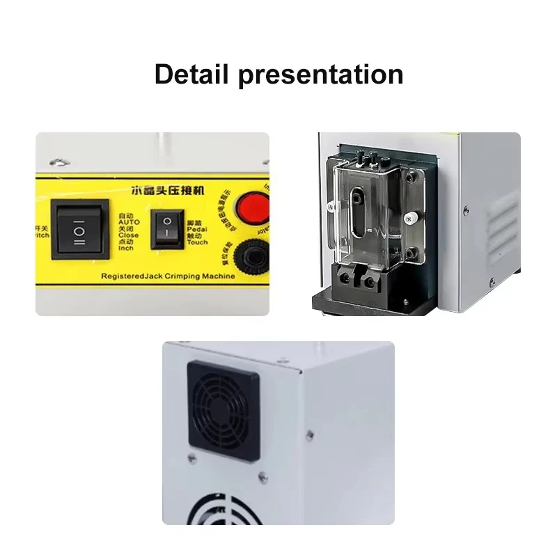 DY-5130クリスタルヘッド圧着機、電話ケーブルキングレット圧着機、5GネットワークケーブルPCヘッド圧着機