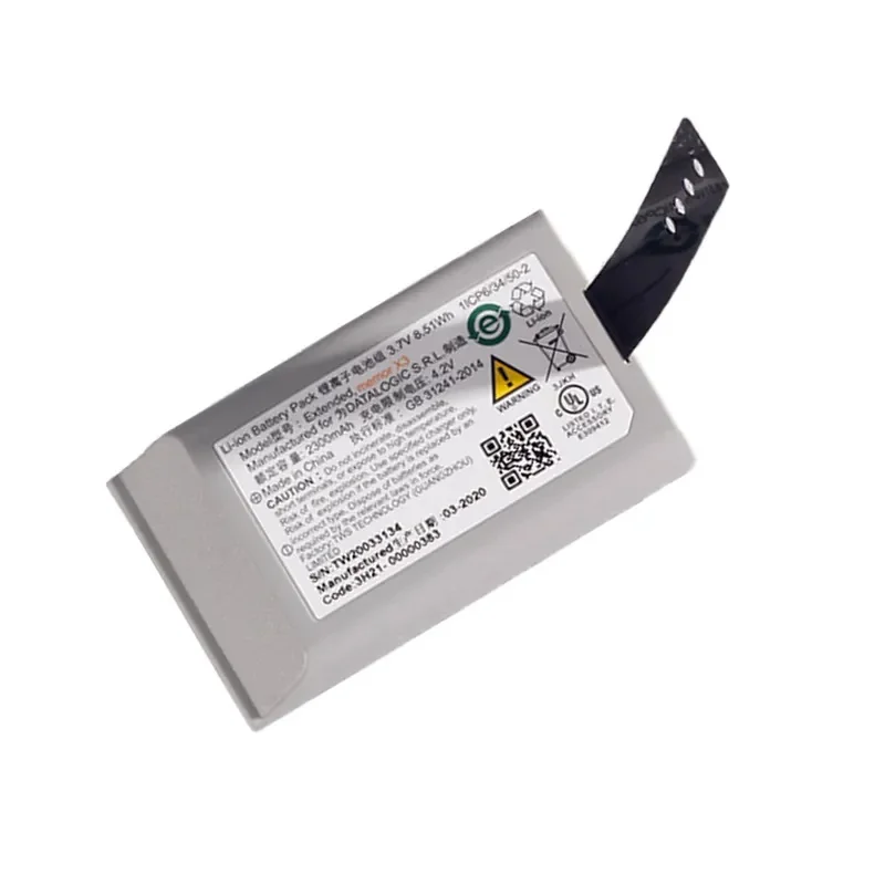 3.7V 2300mAh new original for datalogic Extended Memor X3 thick battery
